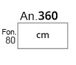 An 360 x Fon 80 cm