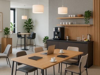 Oficinas con aroma de café: cómo diseñar una zona de café funcional