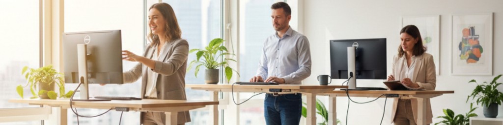 Salud y trabajo: los beneficios de trabajar de pie en su día a día