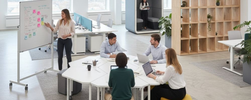 El impacto del mobiliario modular en la productividad empresarial