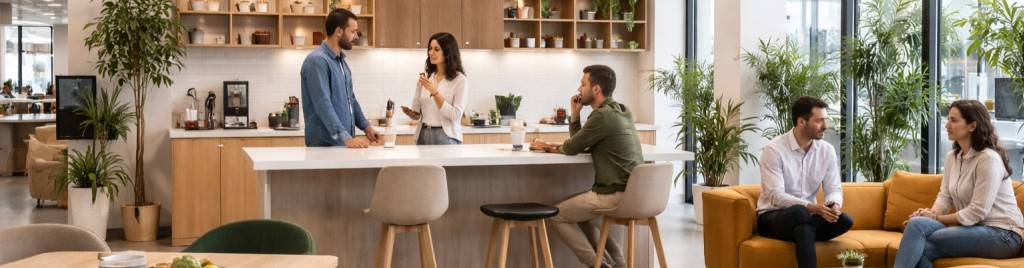 Cómo acondicionar una zona de office en la empresa